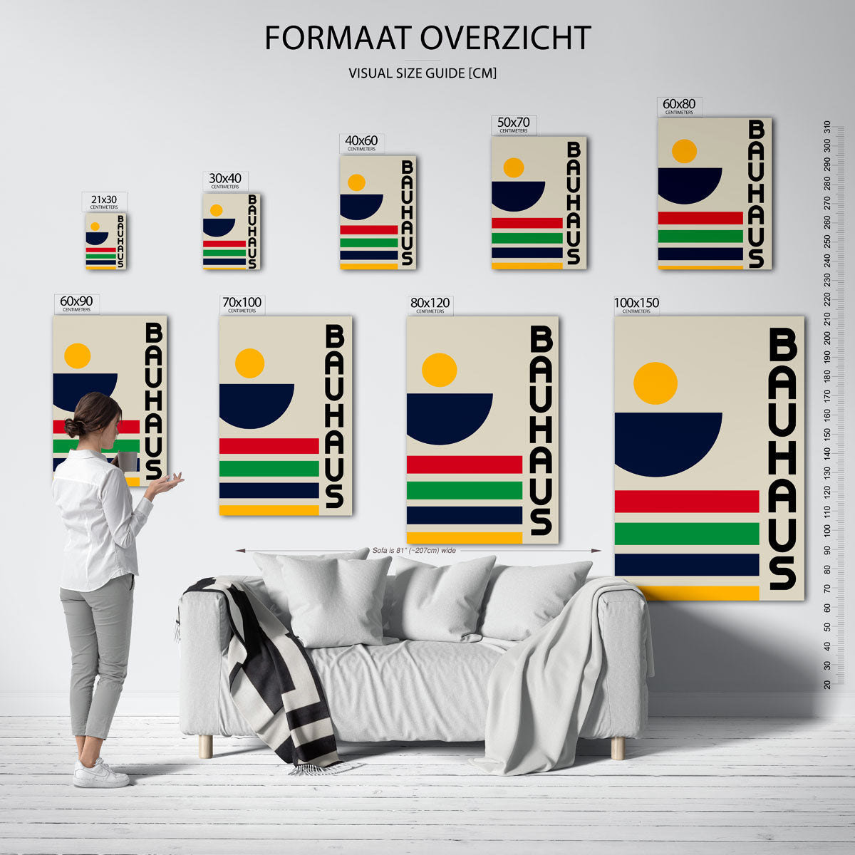 Vorm en kleur Poster