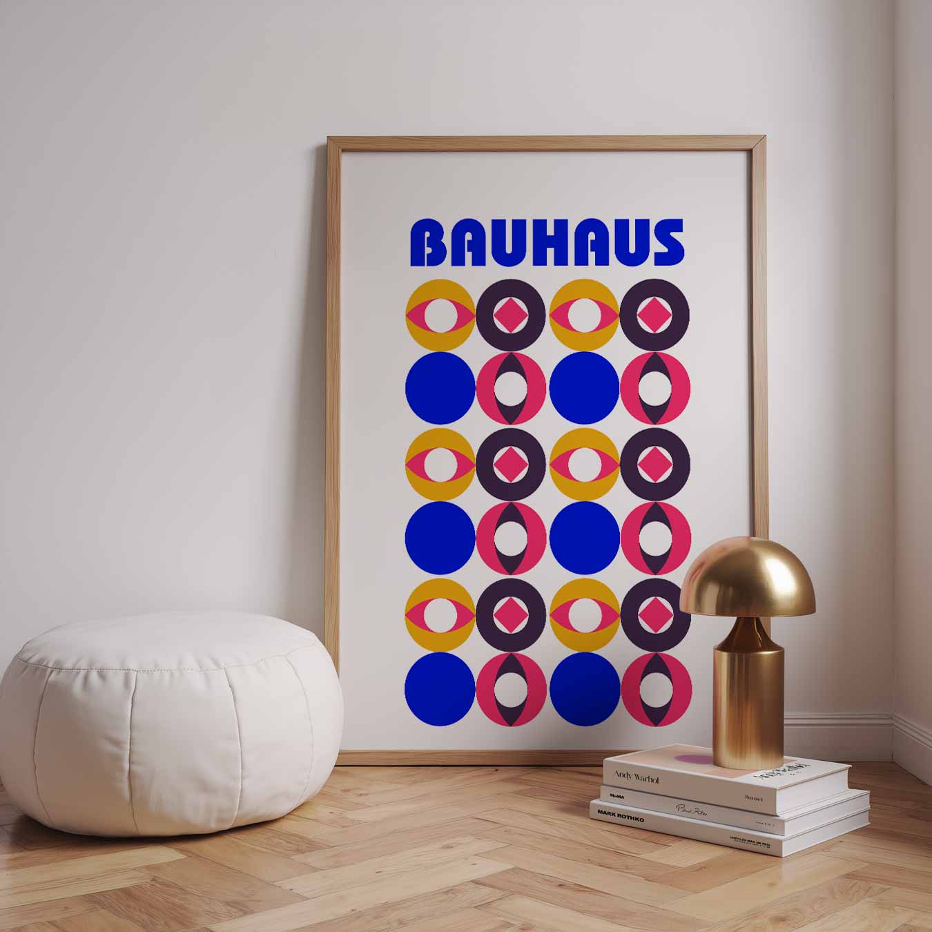 Bauhaus Geometrische Kunstposter