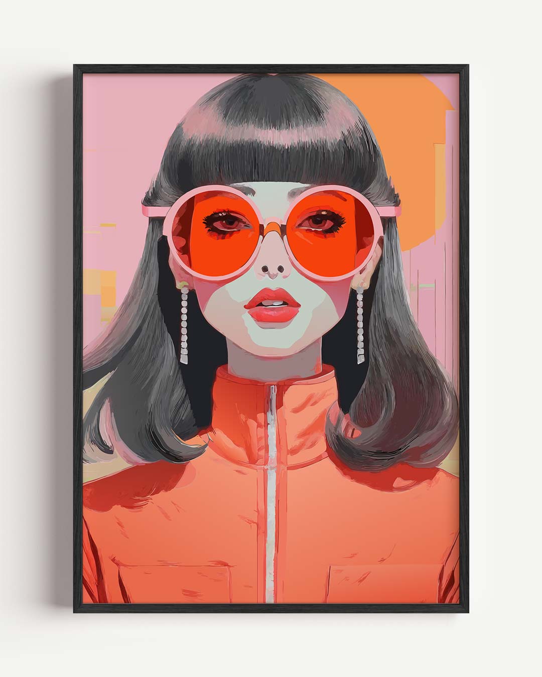 Stijlvolle Retro Fashion Poster