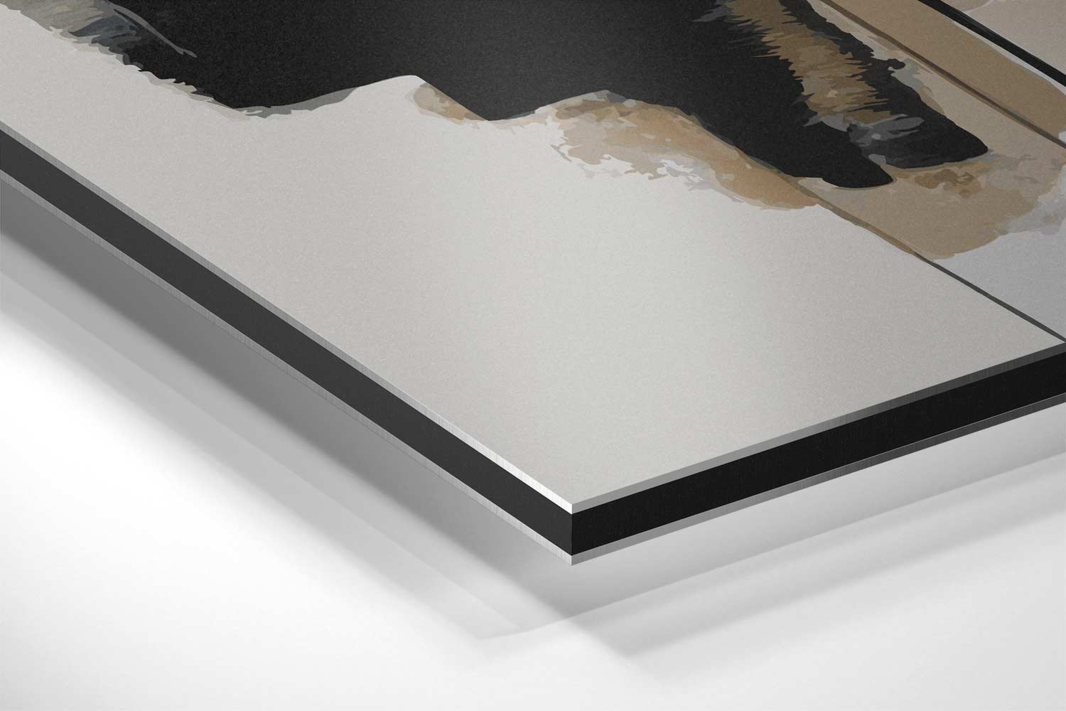 Abstracte Stijlvolle Compositie Kunstwerk-canvas-dibond-plexiglas-wanddecoratie-WallArtistic