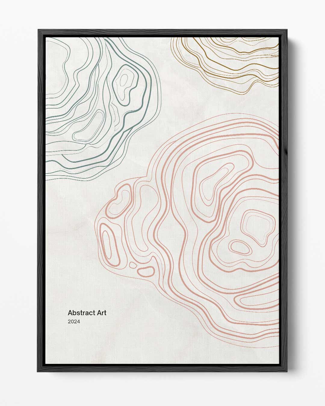 Kleurrijke Lijnenpracht Kunstwerk-canvas-dibond-plexiglas-wanddecoratie-WallArtistic