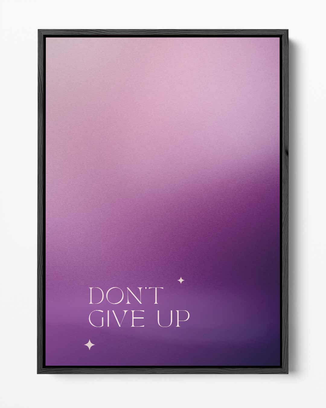 Inspirerende Poster "Don't Give Up Kunstwerk-canvas-dibond-plexiglas-wanddecoratie-WallArtistic