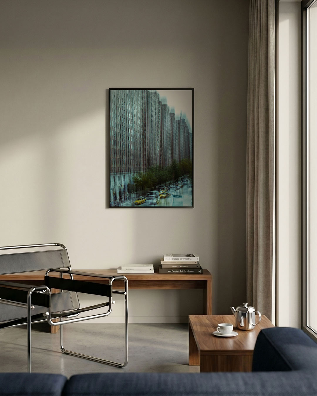 Stedelijke reflecties Poster
