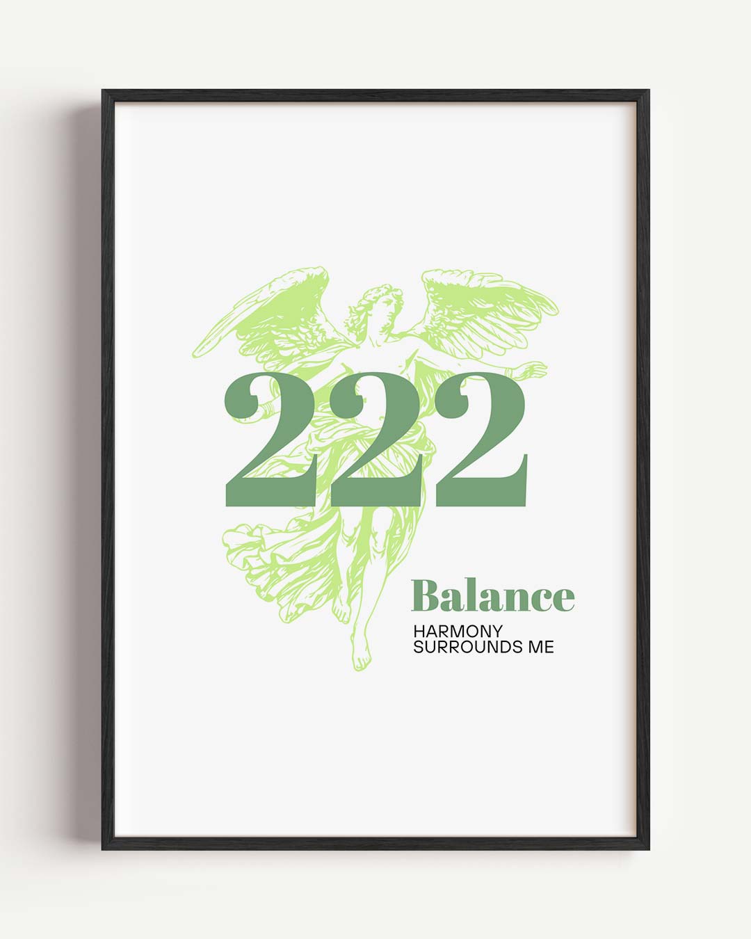 Engel van Balans Poster