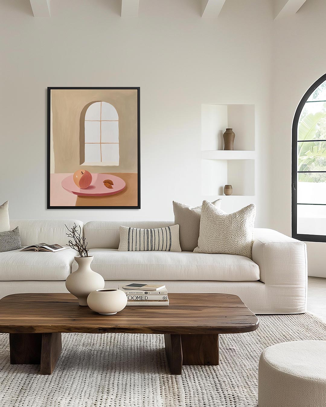 Rustige interieur scène Kunstwerk