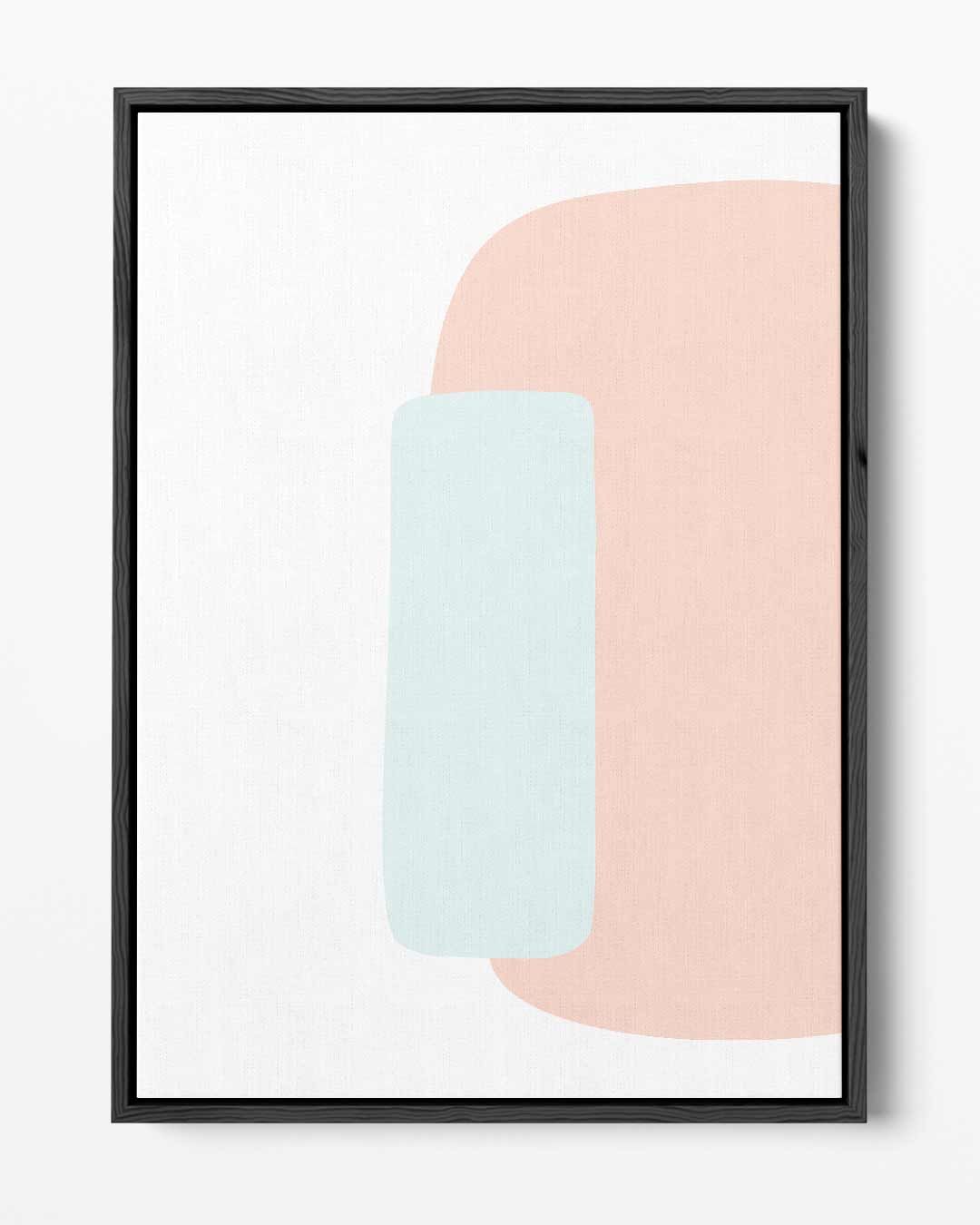 Zomerse Pastel Abstractie Kunstwerk-canvas-dibond-plexiglas-wanddecoratie-WallArtistic