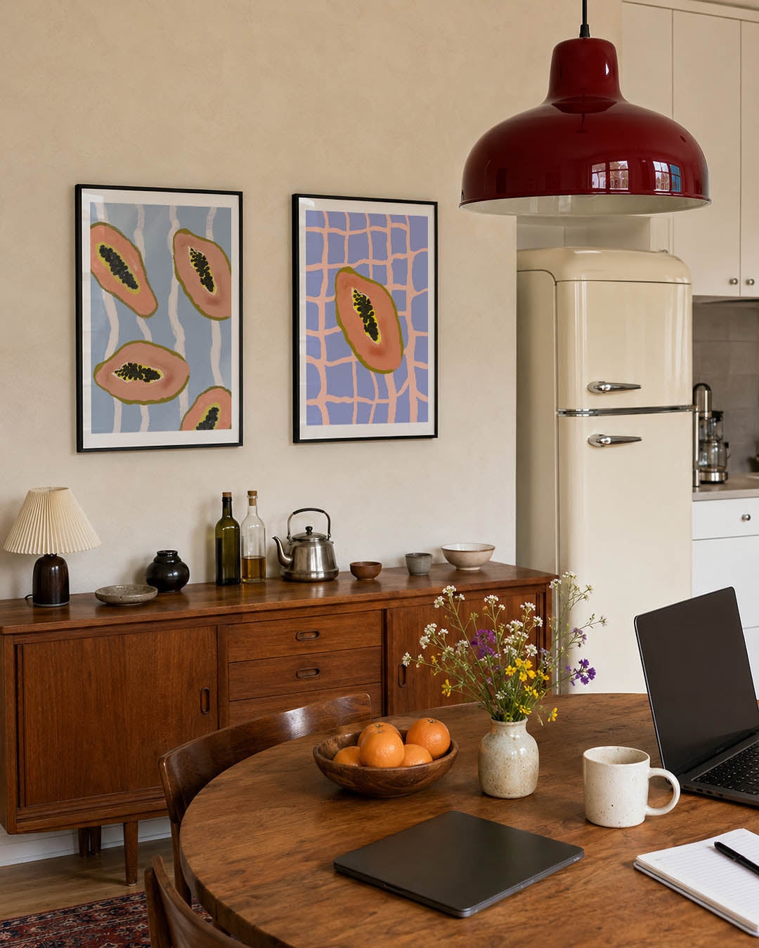 Fruitige patronen Posterset