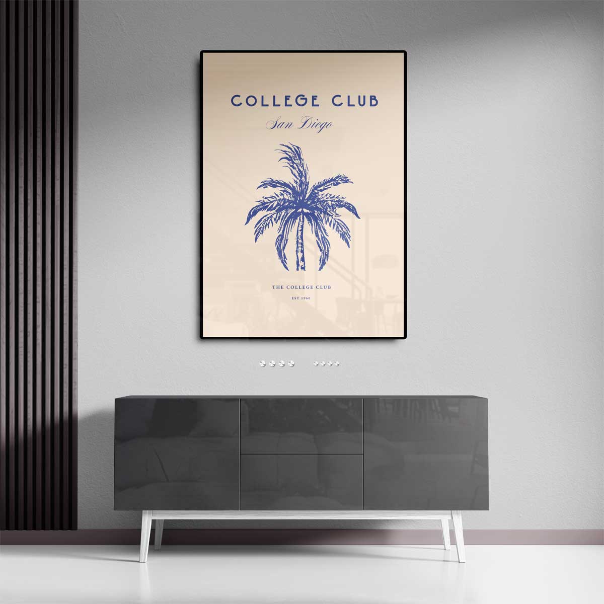 College Club San Diego Poster