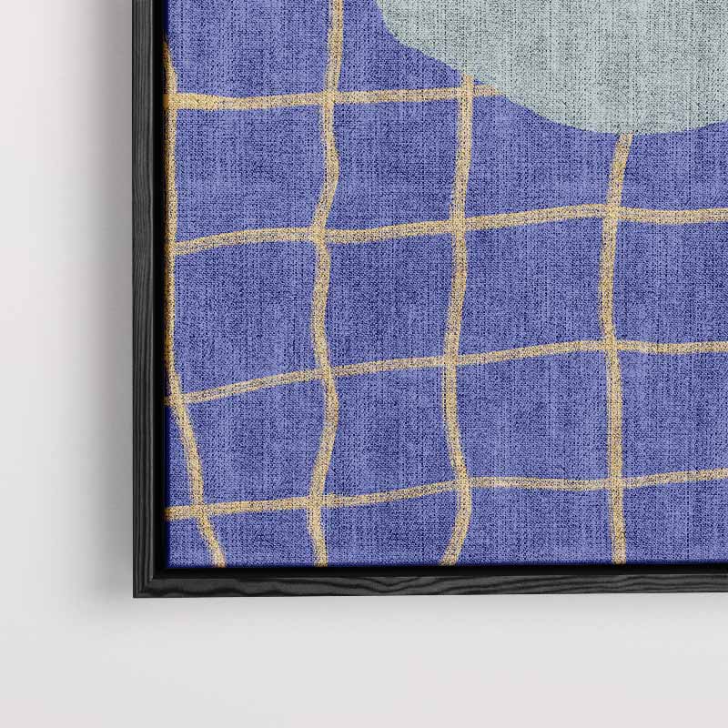 Citroenen in een Blauwe Kamer Kunstwerk-canvas-dibond-plexiglas-wanddecoratie-WallArtistic