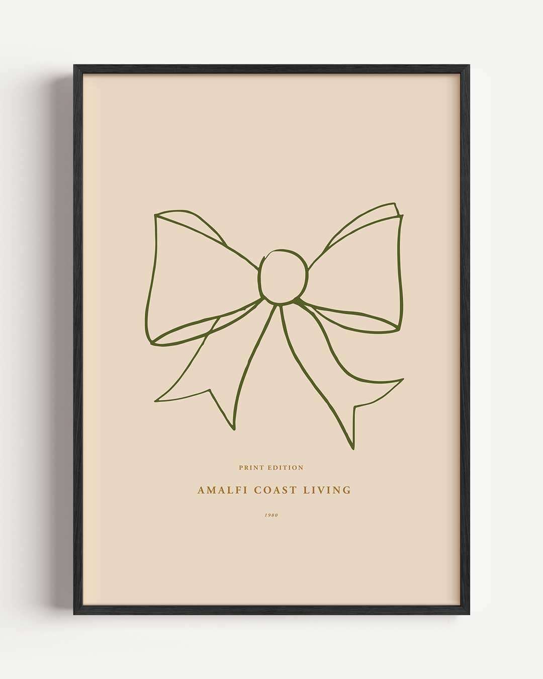 Elegante Strik Illustratie Poster-WallArtistic