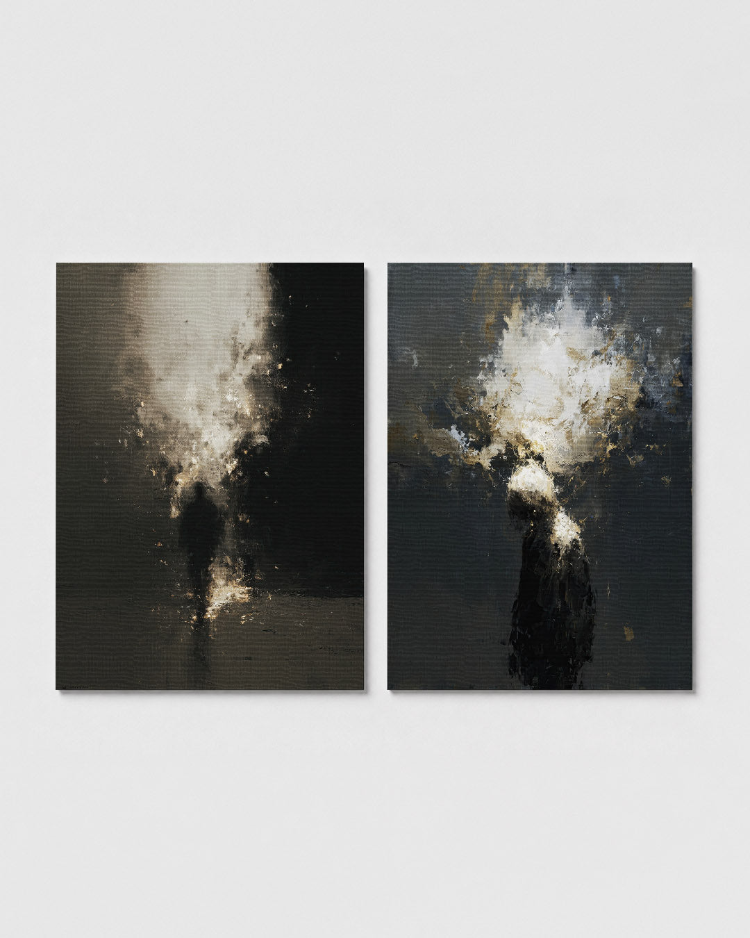 Vervagende silhouet Posterset
