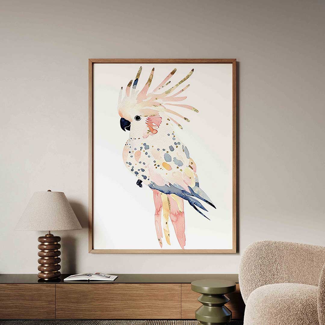Gekleurde kaketoe Poster