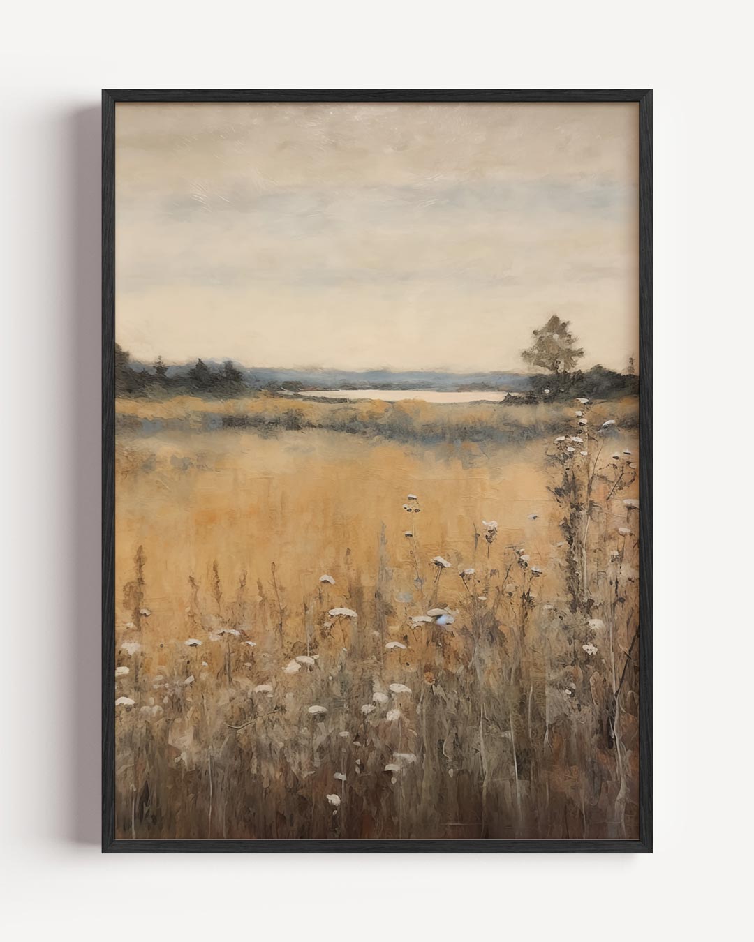 Sereen Landschap in de Herfst Poster-WallArtistic