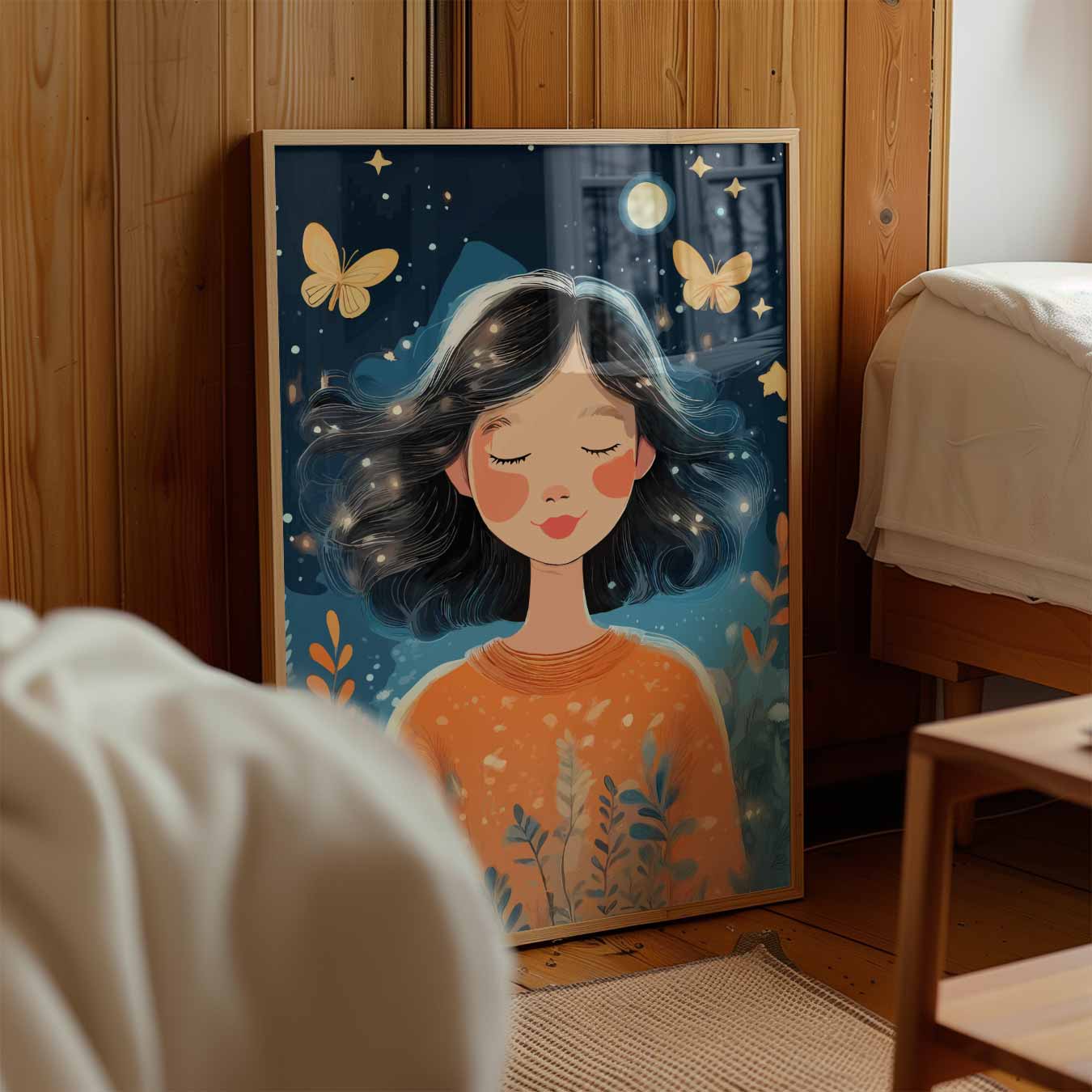 Dromerige Nachtvlinder Poster