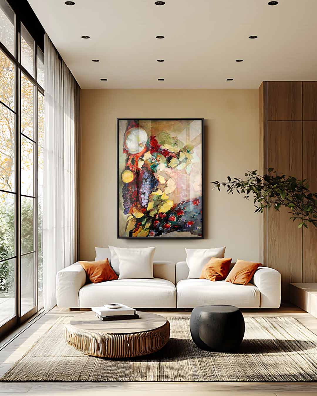 Kleurrijke Vruchtenpracht Kunstwerk-canvas-dibond-plexiglas-wanddecoratie-WallArtistic