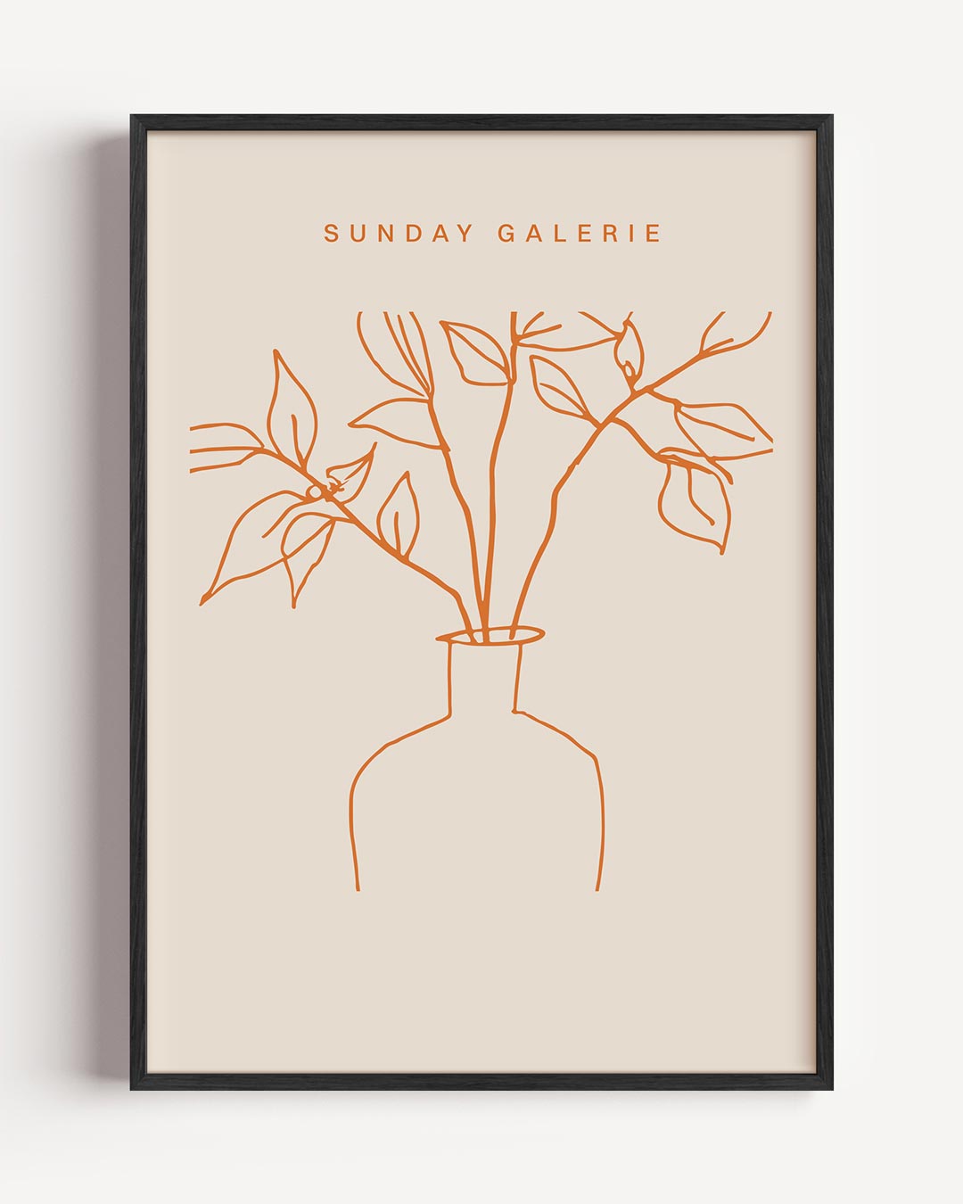 Sunday Galerie Minimalistische Botanische Poster-WallArtistic