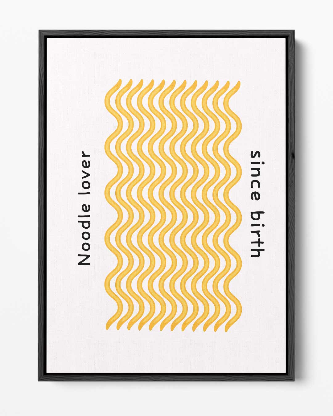 Noodle Lover Since Birth Poster Kunstwerk-canvas-dibond-plexiglas-wanddecoratie-WallArtistic