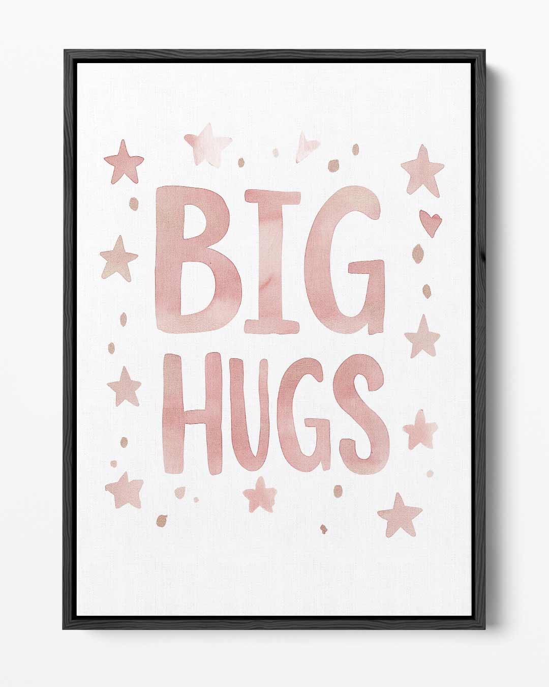 Big Hugs Poster Kunstwerk-canvas-dibond-plexiglas-wanddecoratie-WallArtistic