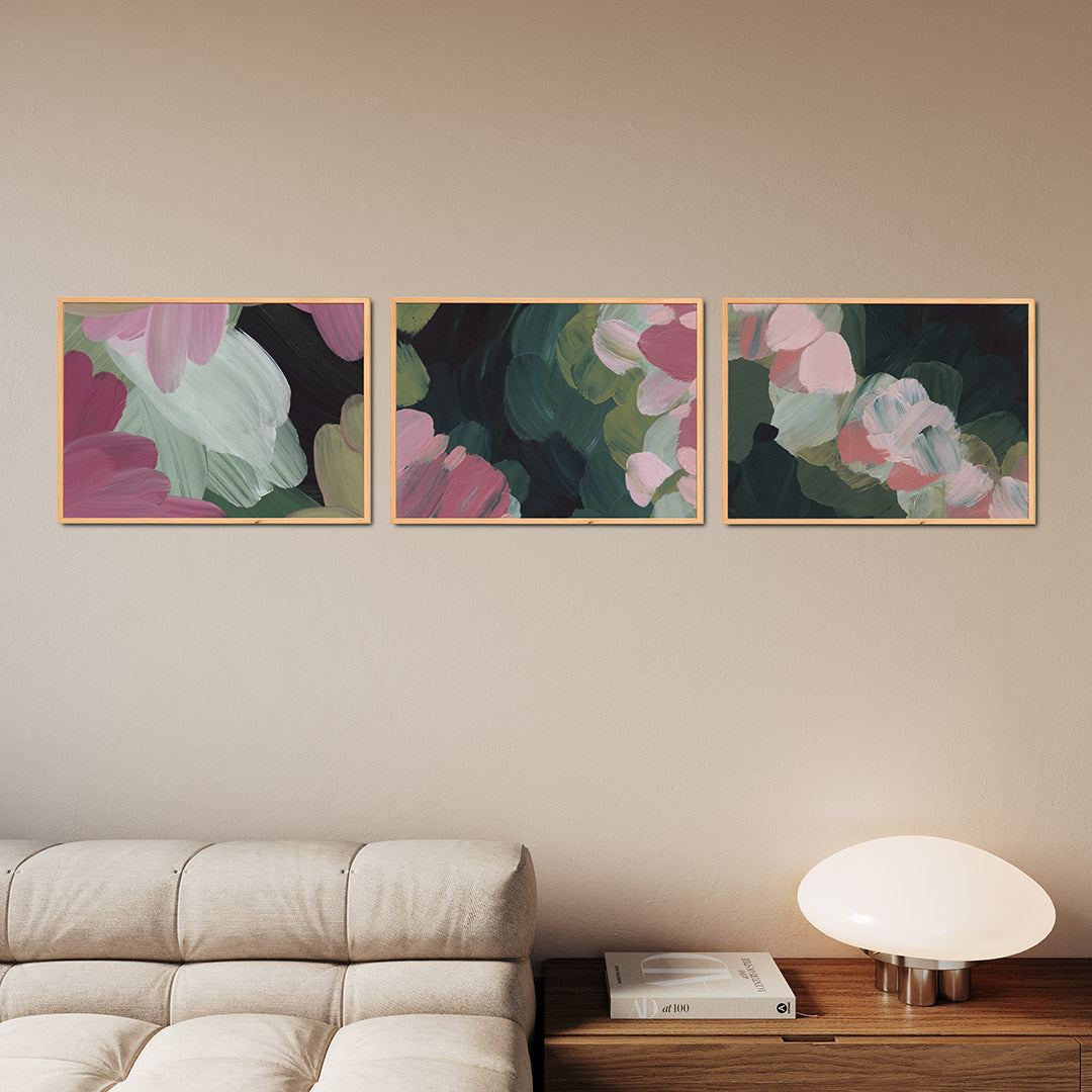 Kleurrijke vormen Posterset