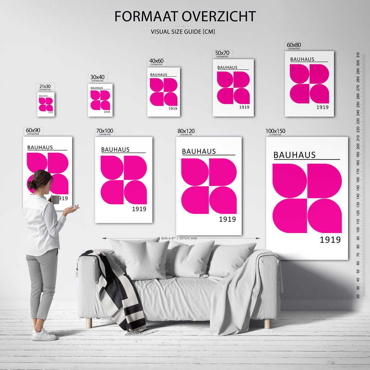 Vormen en vlakken Poster
