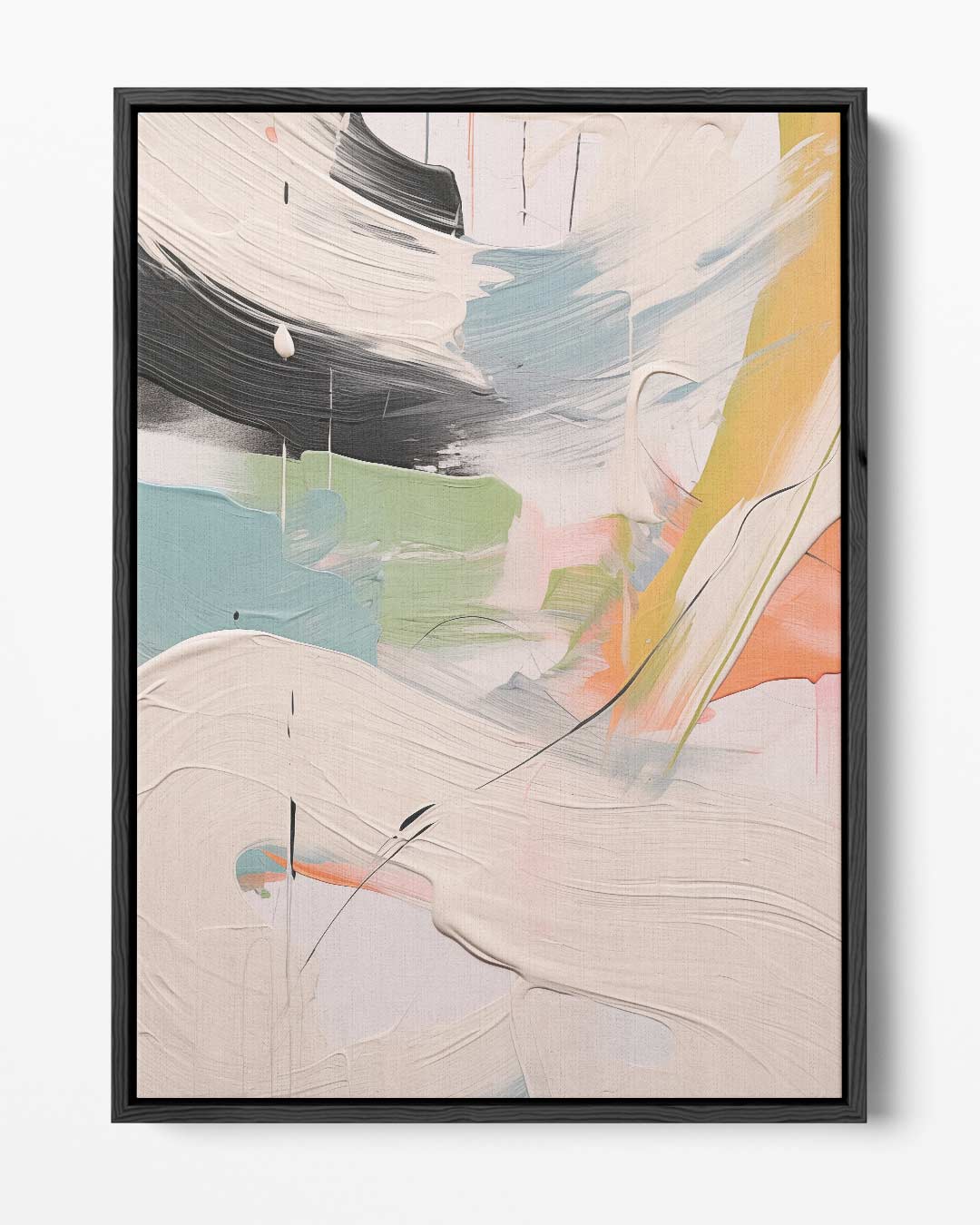Kleurenstorm in Beweging Kunstwerk-canvas-dibond-plexiglas-wanddecoratie-WallArtistic