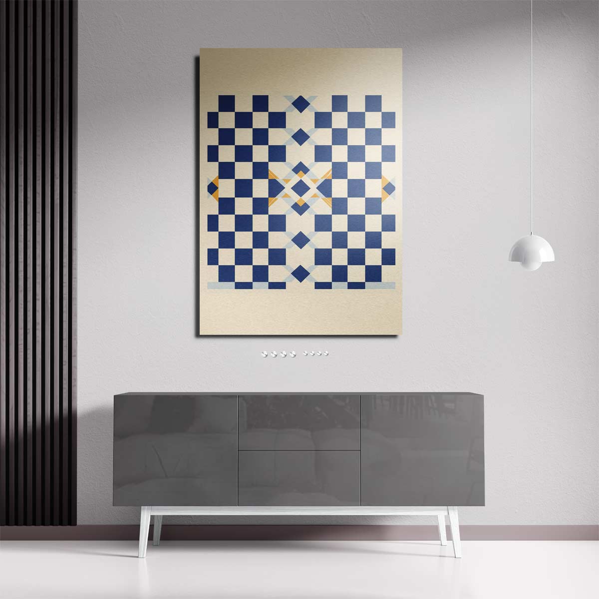 Geometrisch Schaduwspel Kunstwerk-canvas-dibond-plexiglas-wanddecoratie-WallArtistic