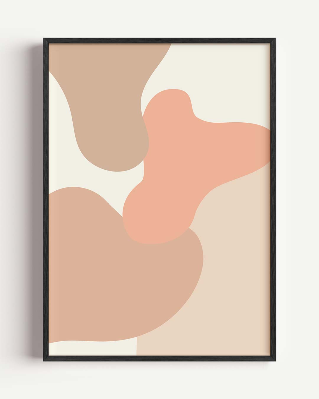 Organische Pastel Vormen Poster
