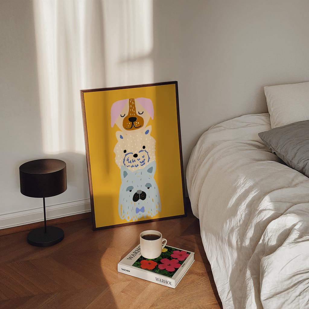 Schattige Honden Trio Poster