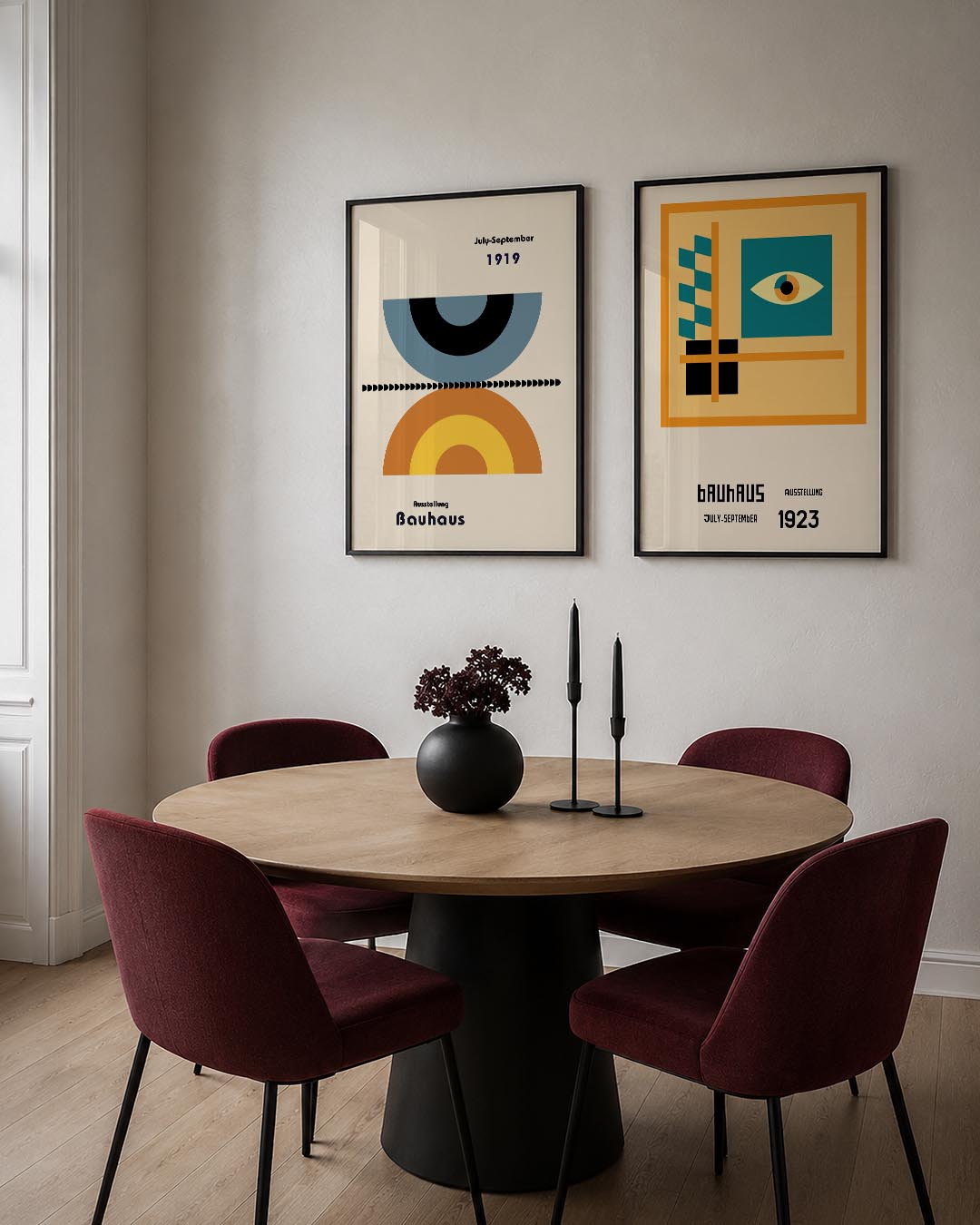 Halve cirkel harmonie Posterset