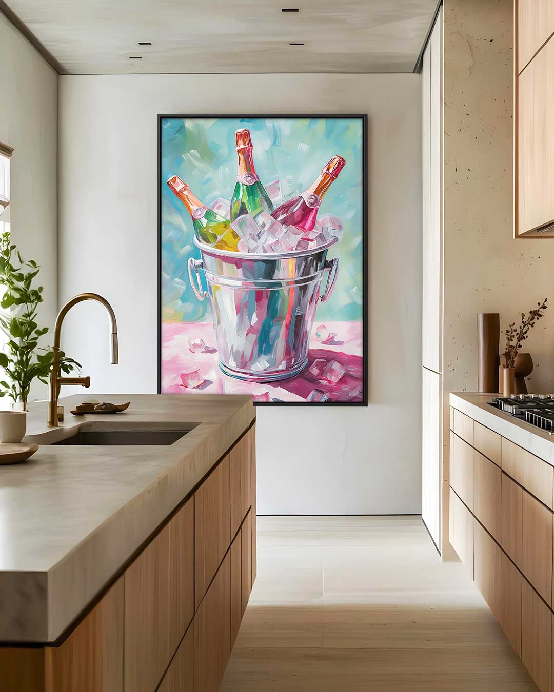 Verfrissende Bubbelstijl Kunstwerk-canvas-dibond-plexiglas-wanddecoratie-WallArtistic