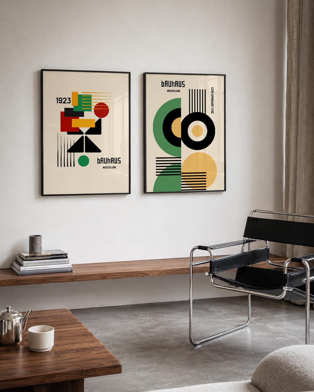 Vorm en kleurenspel Posterset