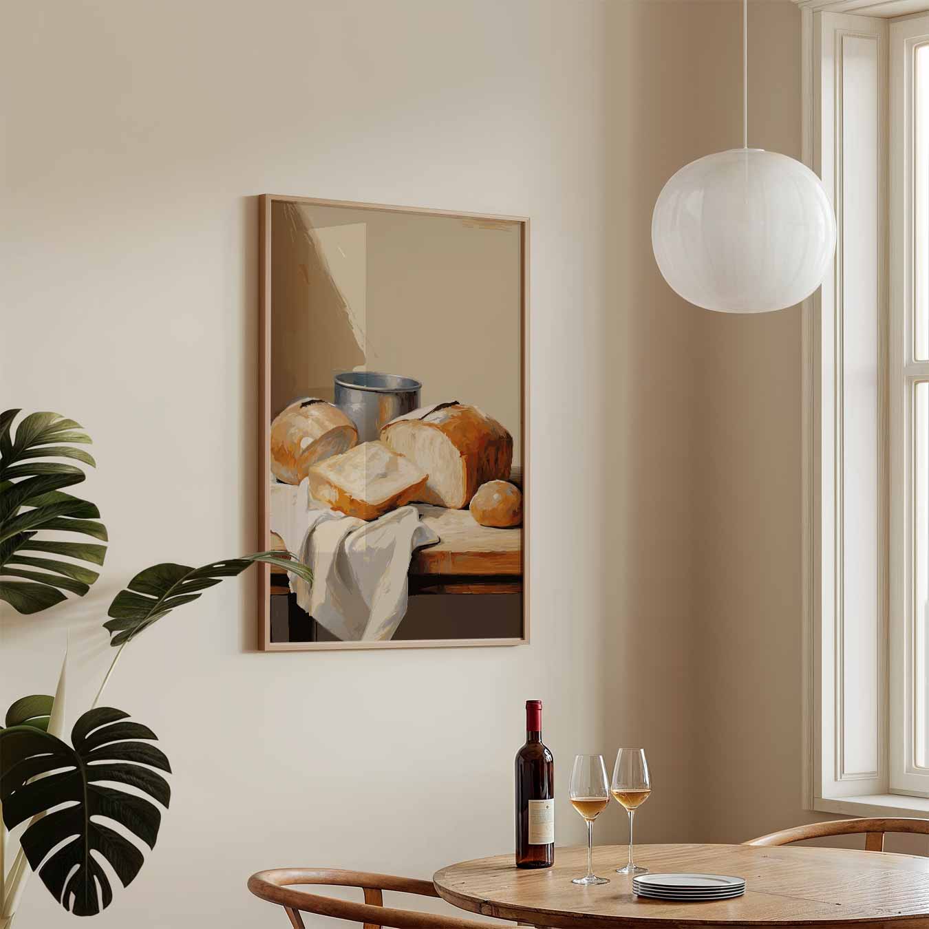 Rustieke Brood Stilleven Poster