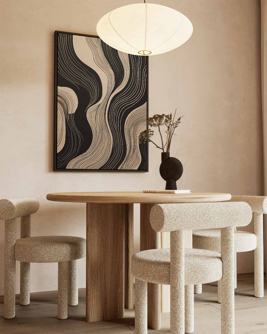 Golvende Elegantie Kunstwerk-canvas-dibond-plexiglas-wanddecoratie-WallArtistic