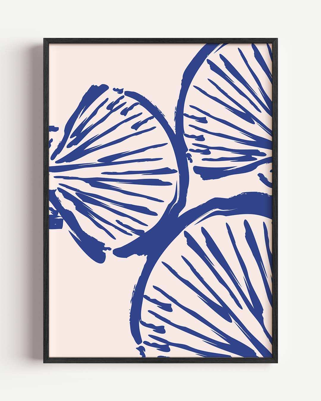Abstracte Blauwe Schoonheid Poster