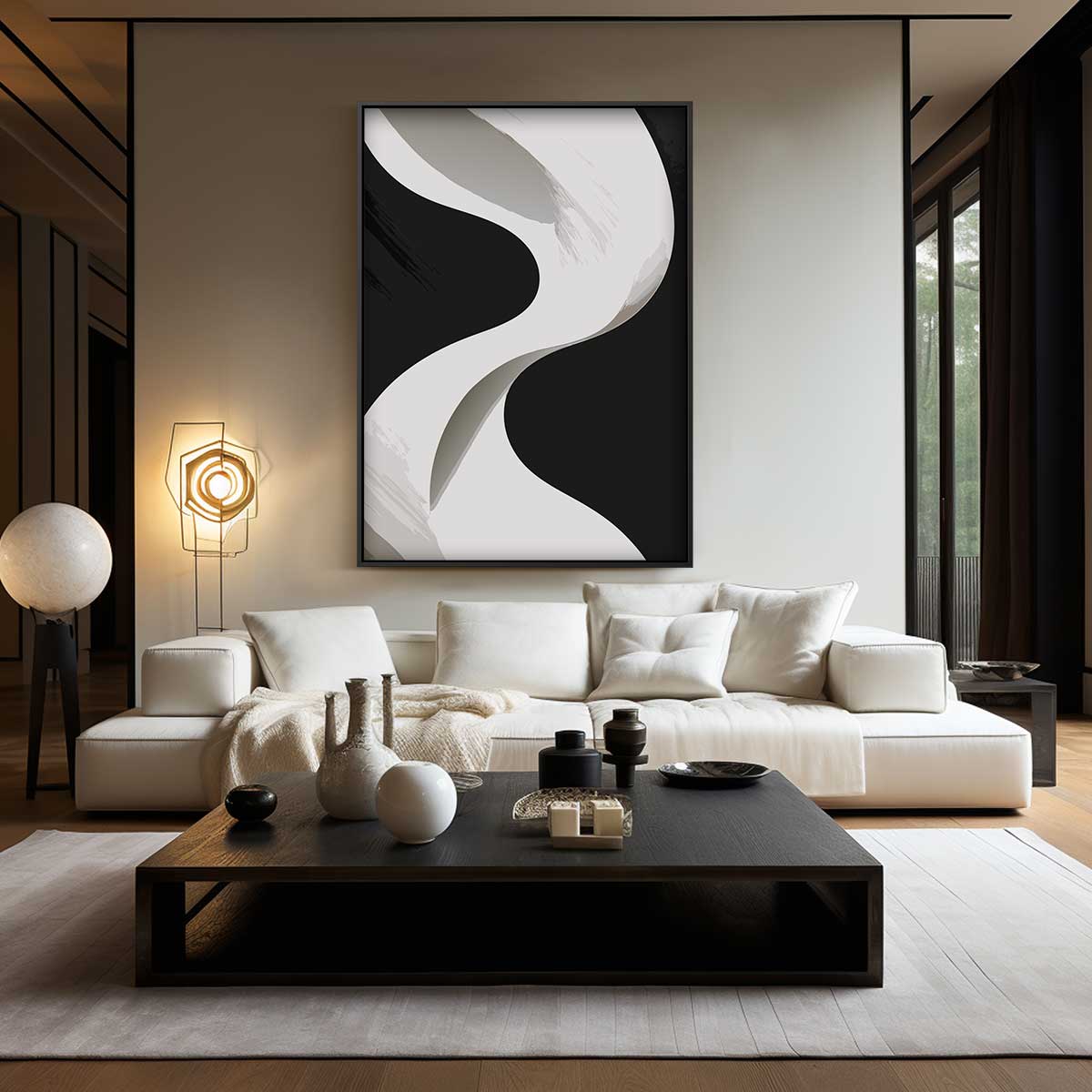 Golvende Gratie Kunstwerk-canvas-dibond-plexiglas-wanddecoratie-WallArtistic