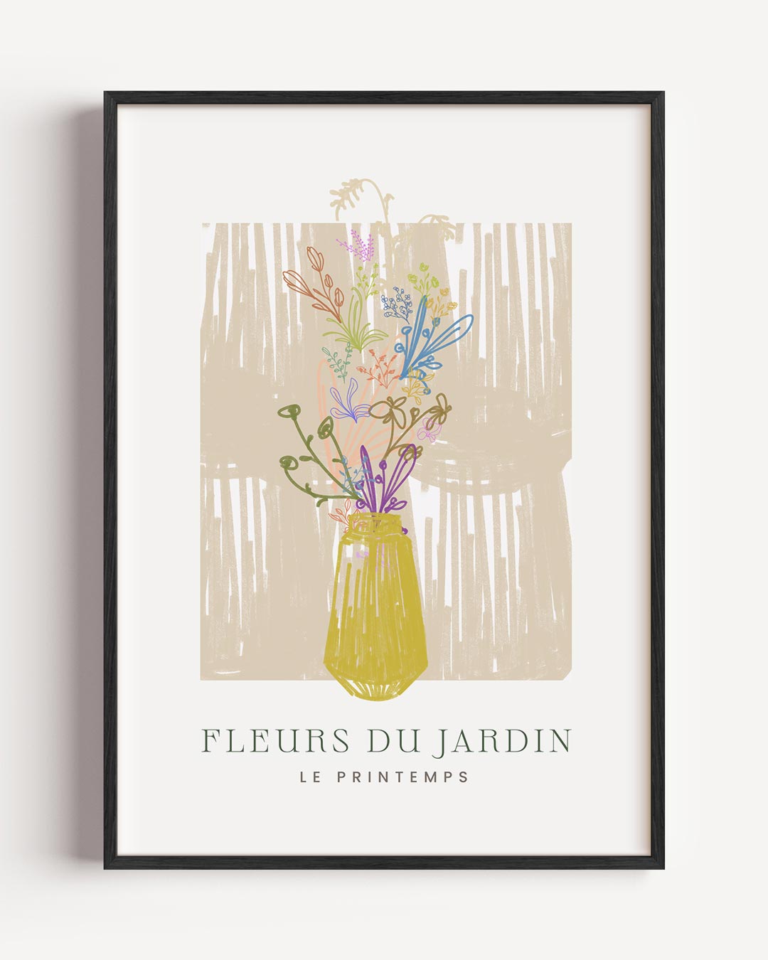 Fleurs du Jardin Poster-WallArtistic