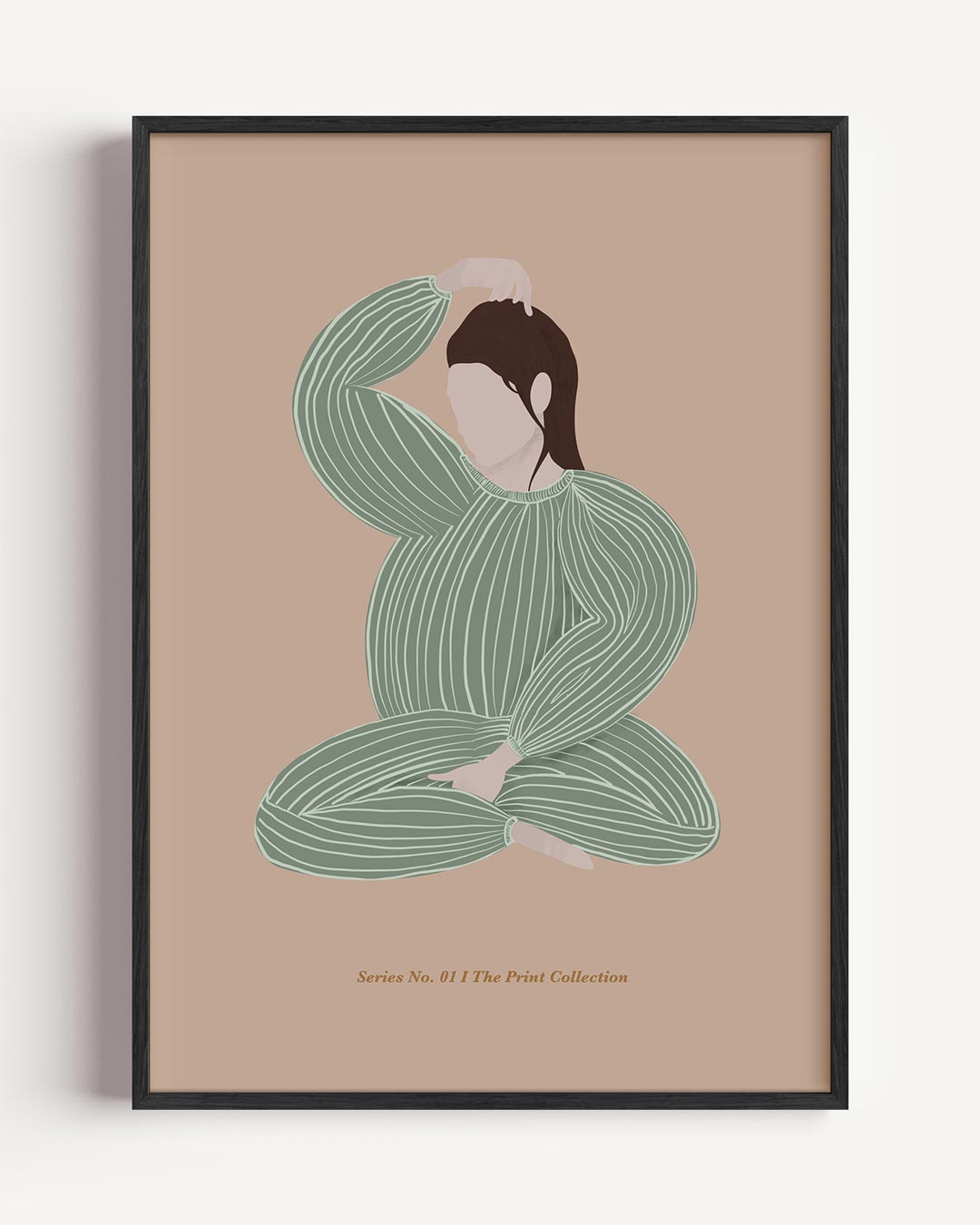 Rustgevende Geïllustreerde Art Print Poster-WallArtistic