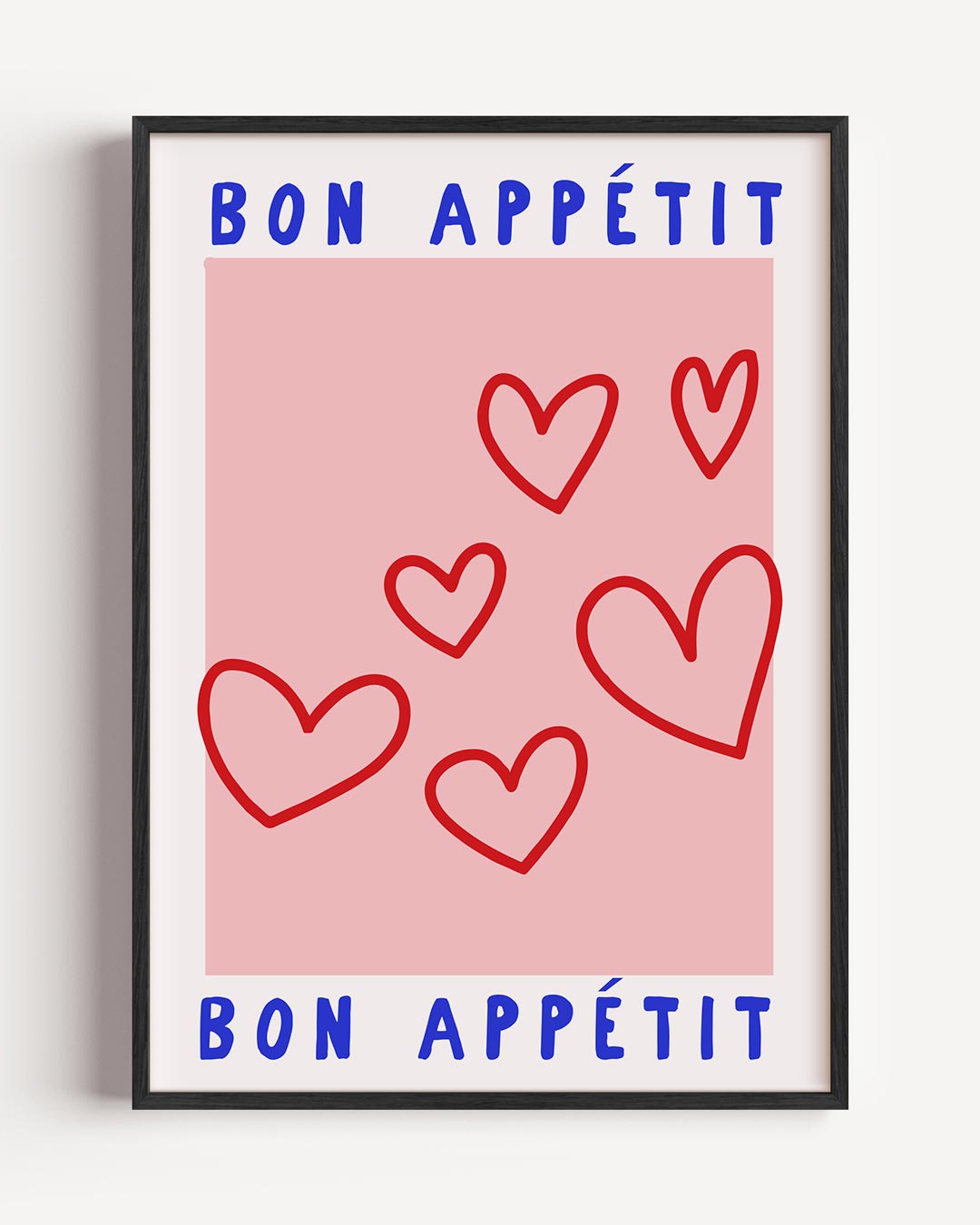 Bon Appétit Hartjes Poster-WallArtistic