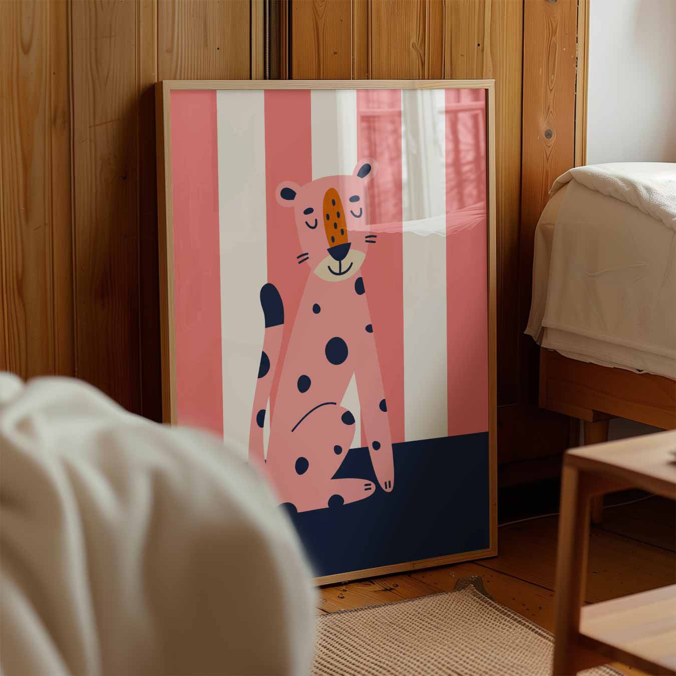 Schattige Luipaard Poster