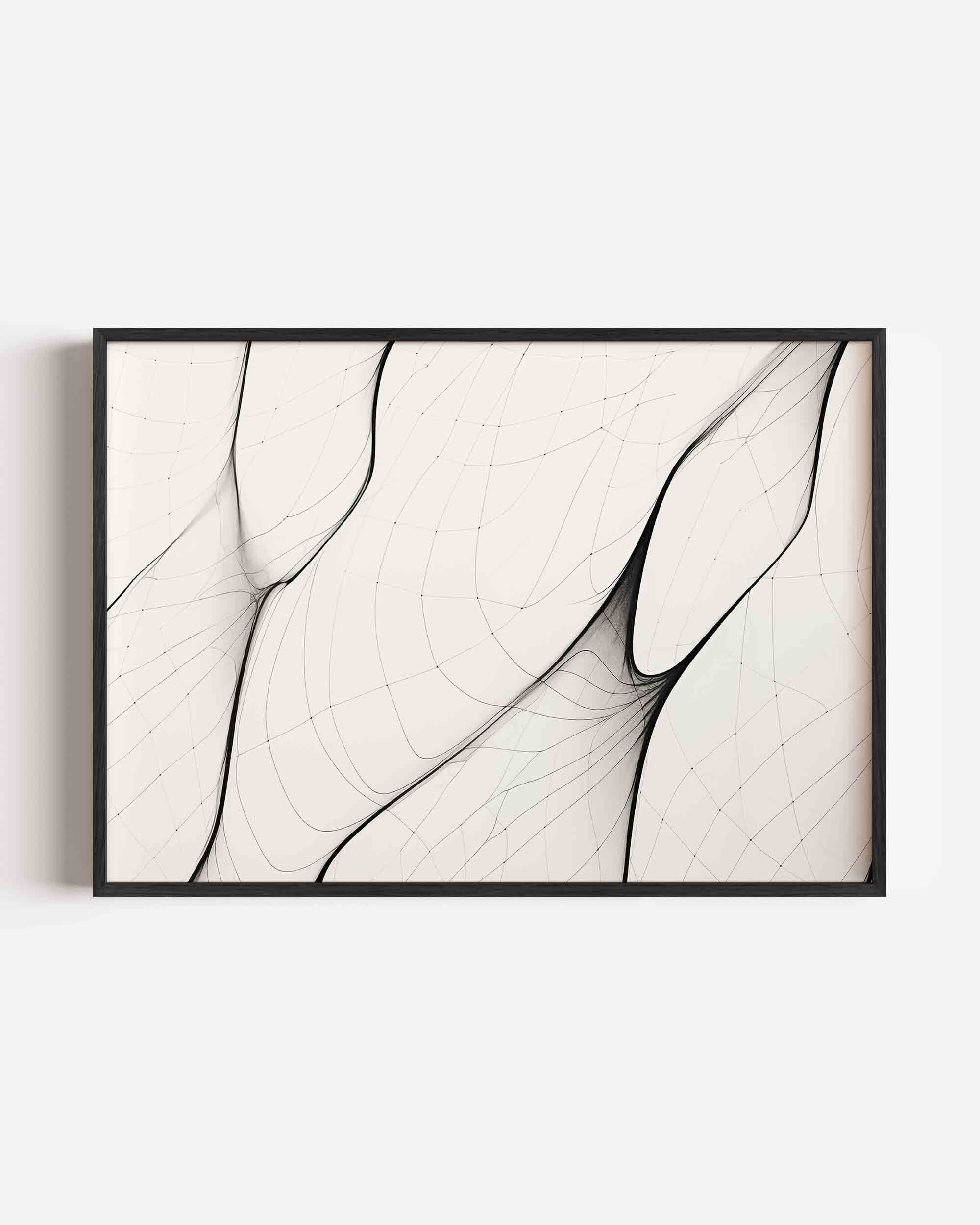 Abstracte lijnen Poster
