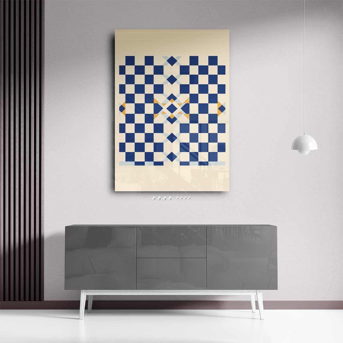 Geometrisch Schaduwspel Kunstwerk-canvas-dibond-plexiglas-wanddecoratie-WallArtistic