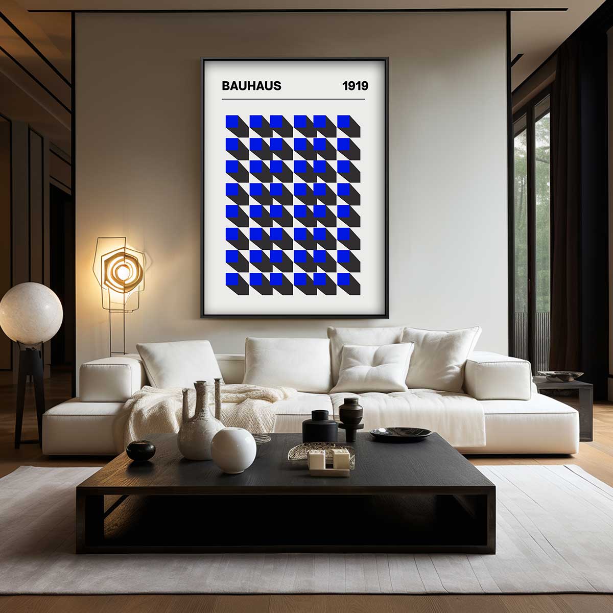 Bauhaus Geometrisch Patroon 1919 Kunstwerk