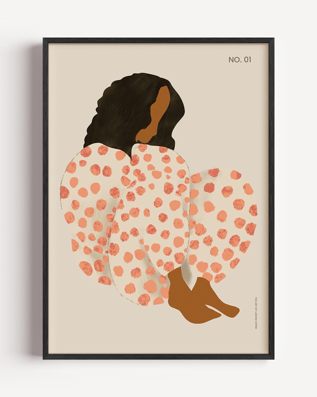 Elegante Vrouwelijke Kunstposter-WallArtistic