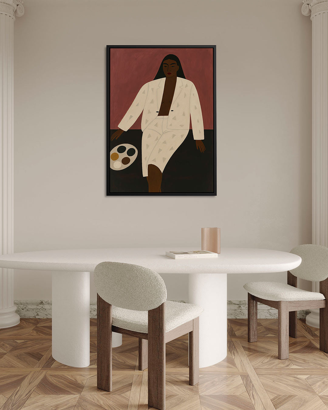 Geometrische compositie Kunstwerk