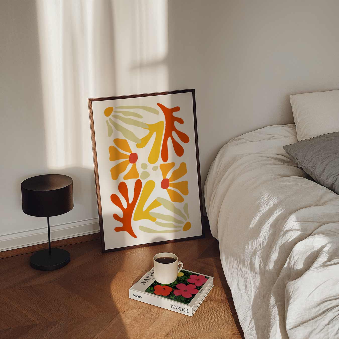 Bloemenexplosie Wandposter
