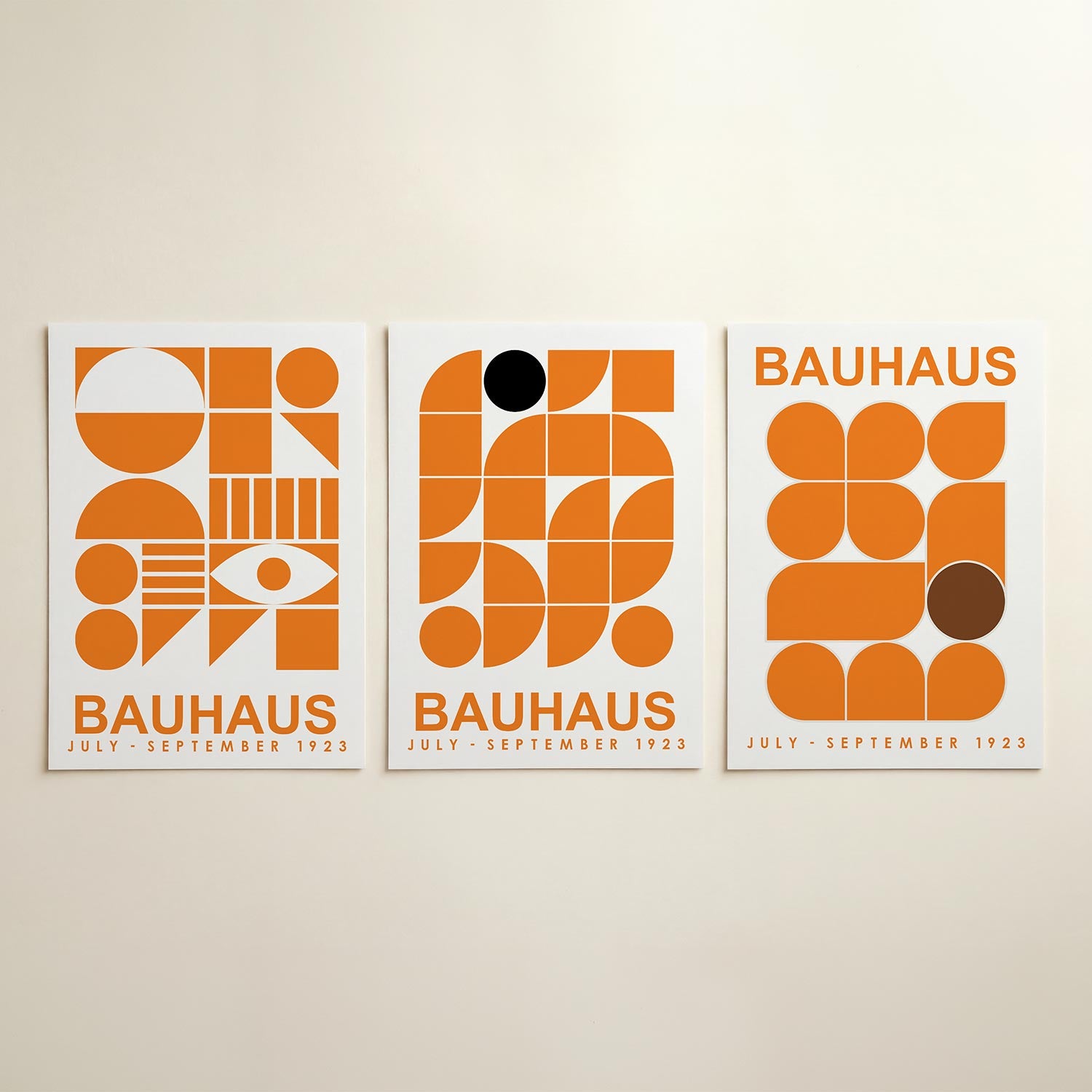 Vormen en vlakken Posterset