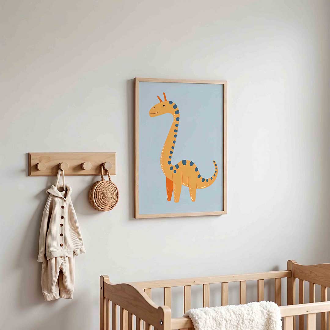 Giraffe illustratie Poster