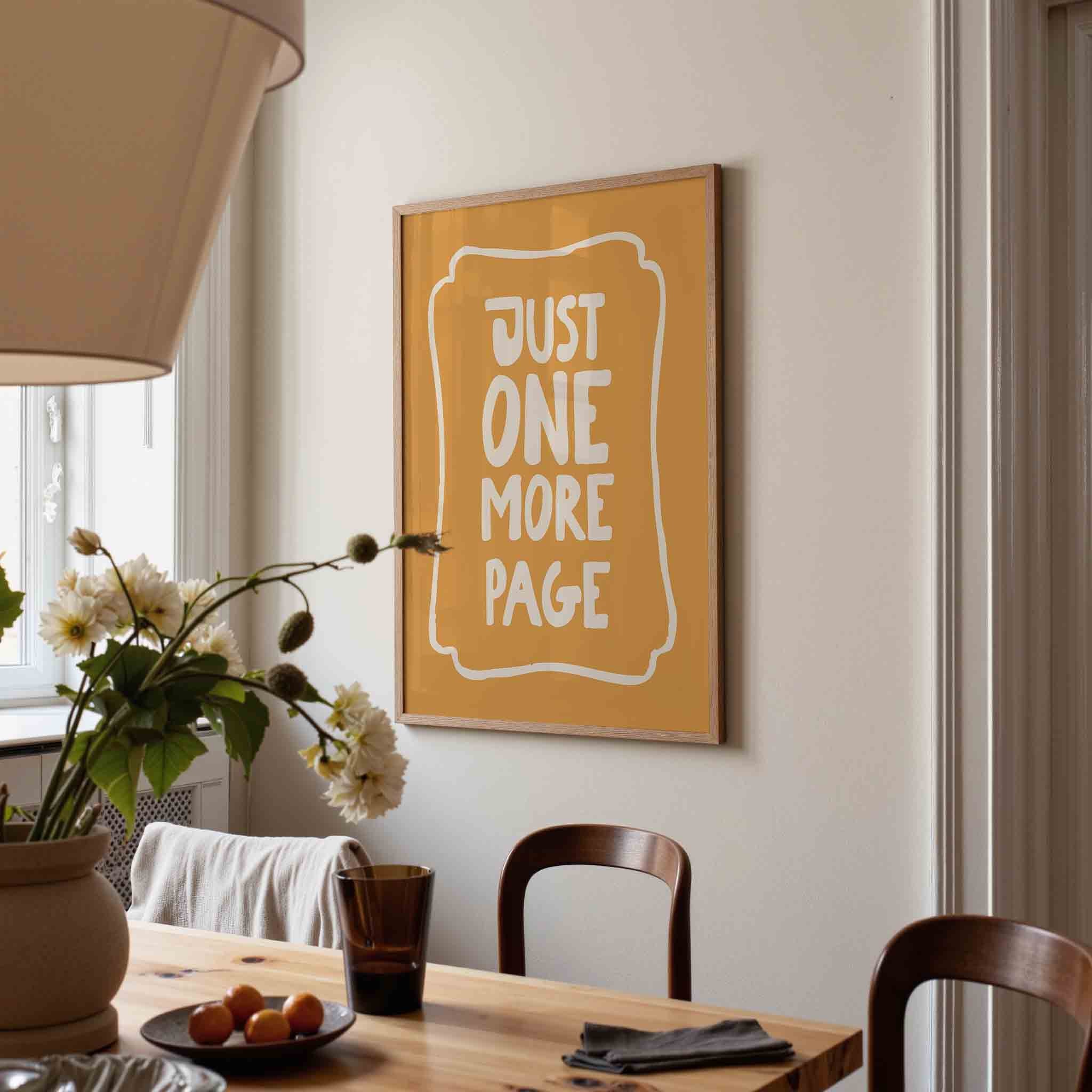 Just one more page Poster