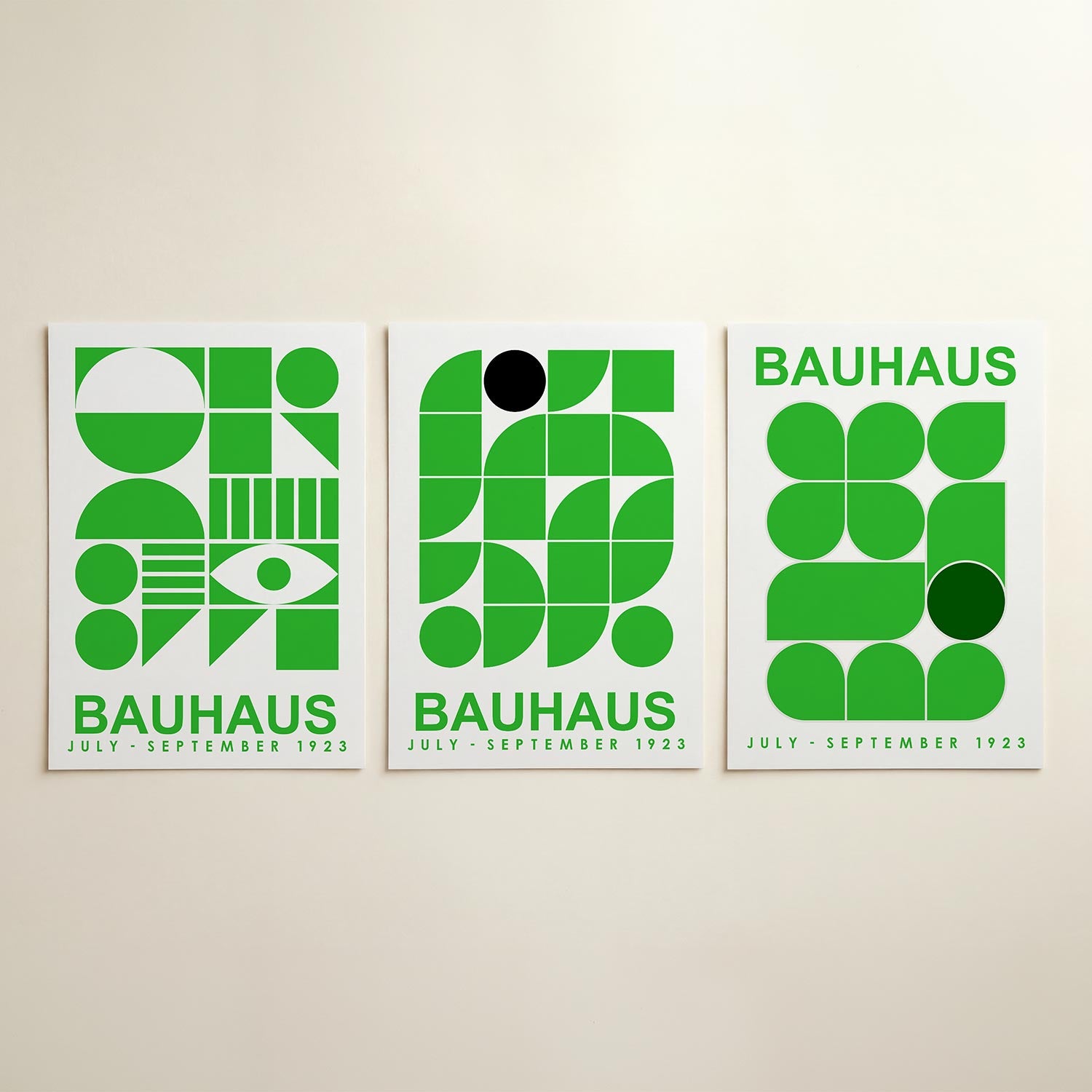 Vormen en vlakken Posterset