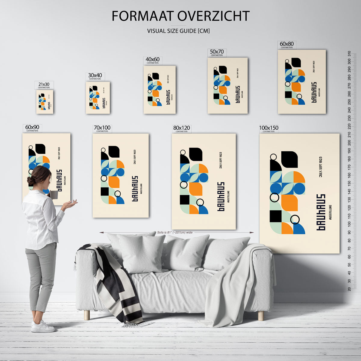 Vormen en vlakken Poster